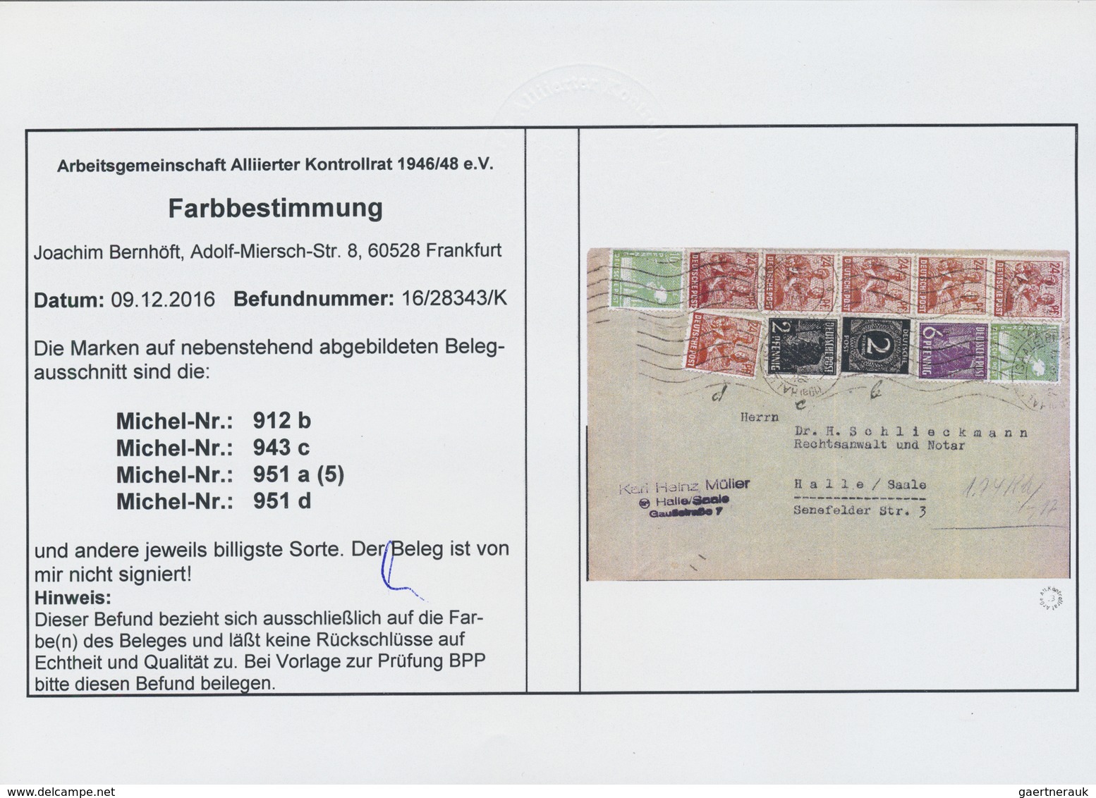 Br Alliierte Besetzung - Gemeinschaftsausgaben: 1947, 24 Pf. Lebhaftbraunorange, Seltene Farbe. Prachts - Autres & Non Classés