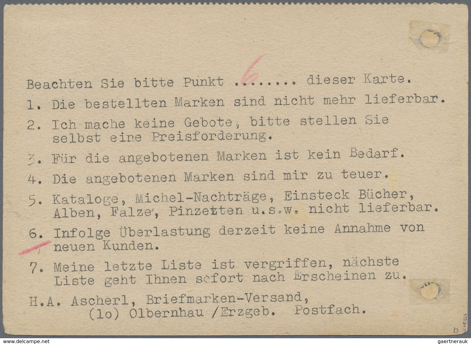 Br Sowjetische Zone - Ost-Sachsen: 1945, 3 Pf Dkl'orangebraun, Portogerechte EF Auf Drucksachenkarte Vo - Autres & Non Classés