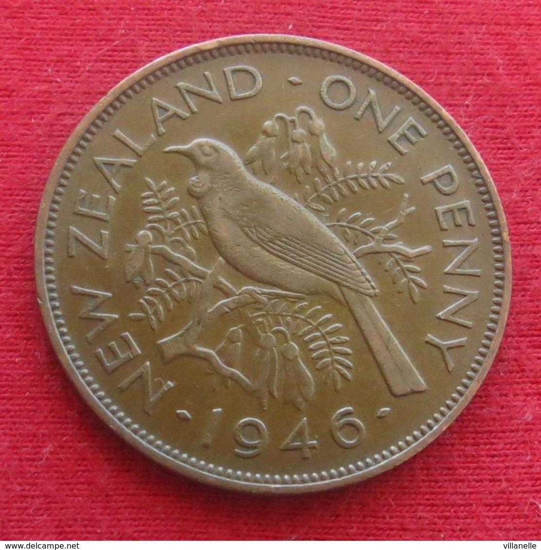 New Zealand 1 One Penny 1946 KM# 13  Nova Zelandia Nuova Zelanda Nouvelle Zelande - New Zealand