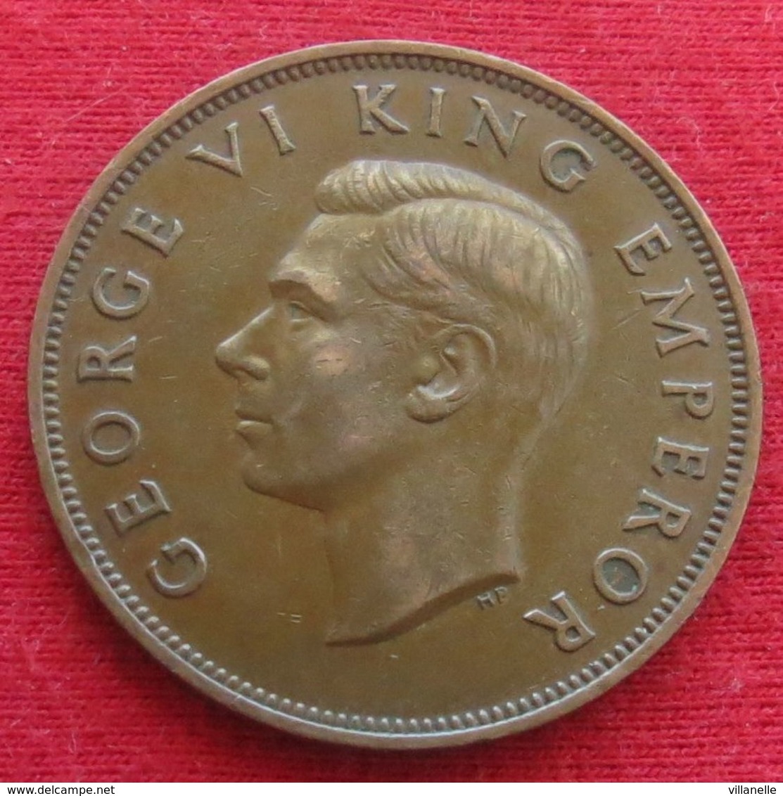 New Zealand 1 One Penny 1946 KM# 13  Nova Zelandia Nuova Zelanda Nouvelle Zelande - New Zealand