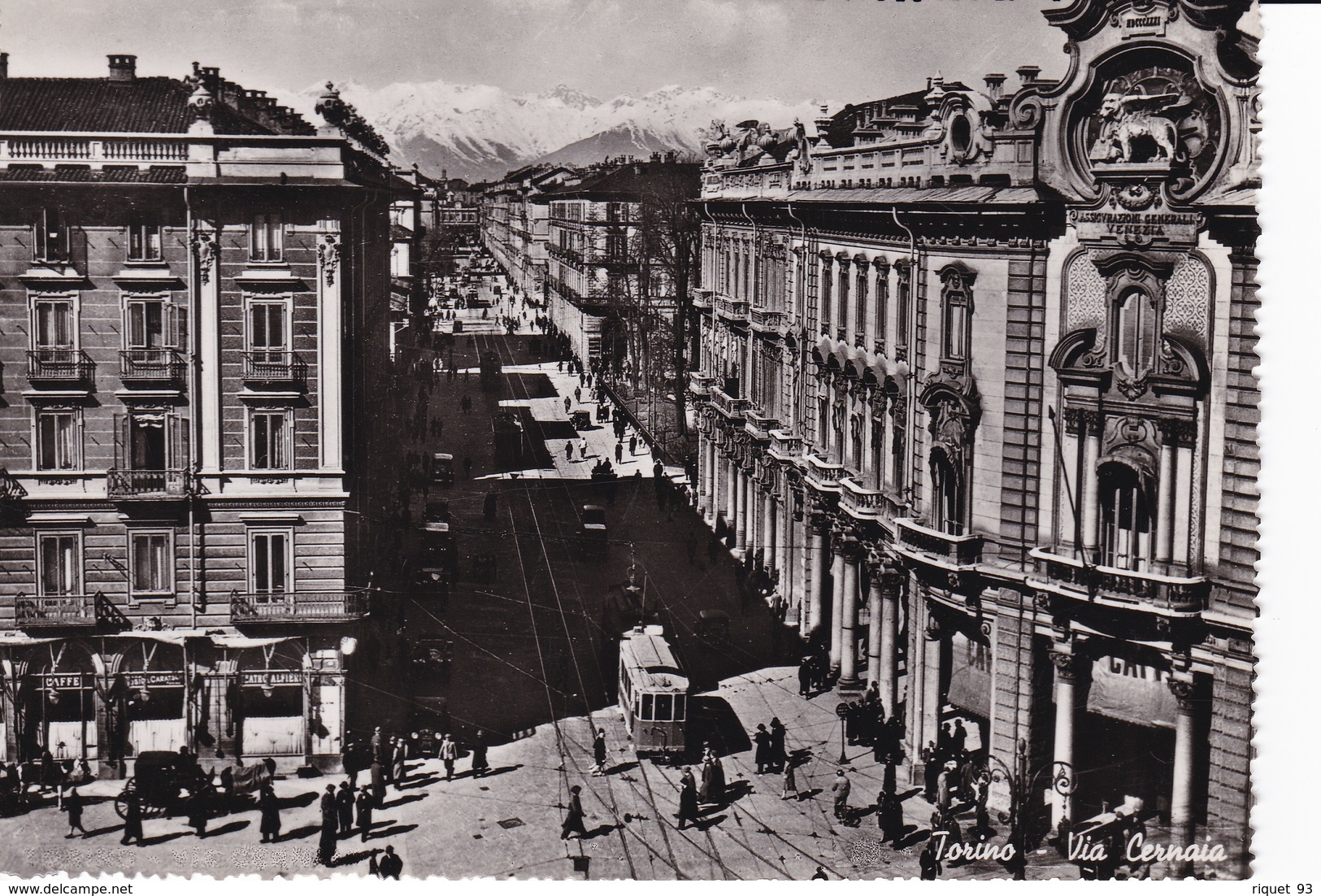 Lot 3 CpTORINO-Panorama Della Piazza Castello-Via Cernaia-Via Roma - Collections & Lots