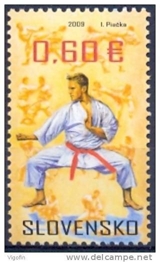 SK 2009-611 KARATE, SLOVAKIA, 1 X 1v, MNH - Nuovi