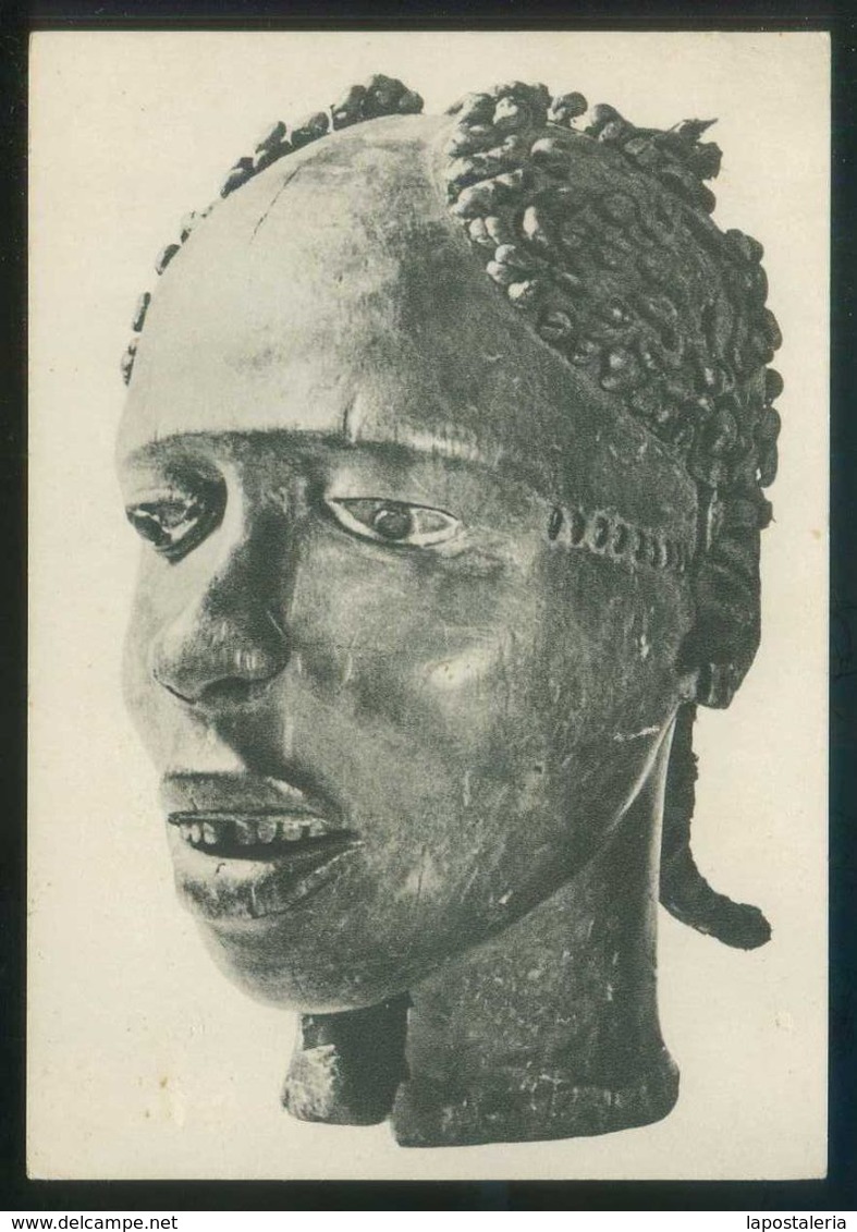 Nigeria. *Sculpture Africaine. Tribu Anyang. Coiffure-masque...* Nueva. - Nigeria