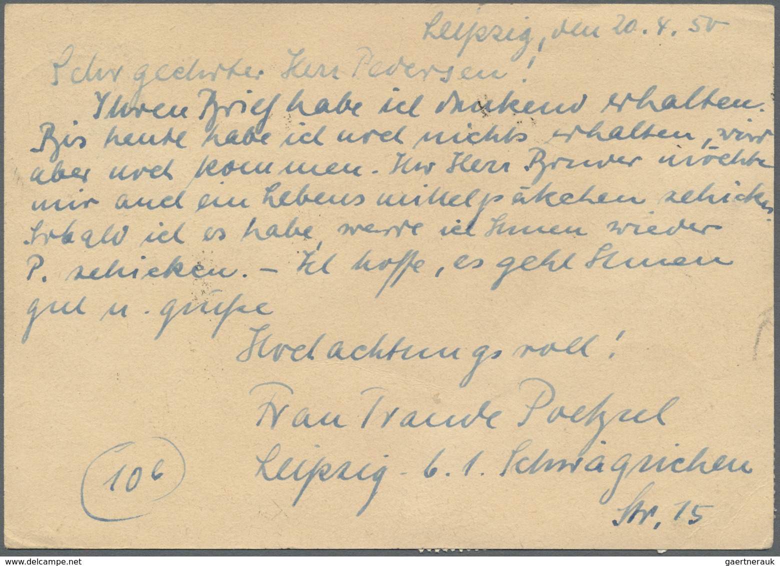 Br/GA Sowjetische Zone - Allgemeine Ausgaben: 1948, Persöhnlichkeiten 2 Pfg., 9 Stck. Als Zusatzfrankatur - Autres & Non Classés