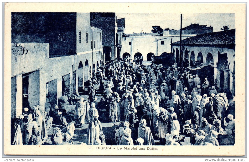 ALGERIE - BISKRA - Le Marché Aux Dattes - Biskra