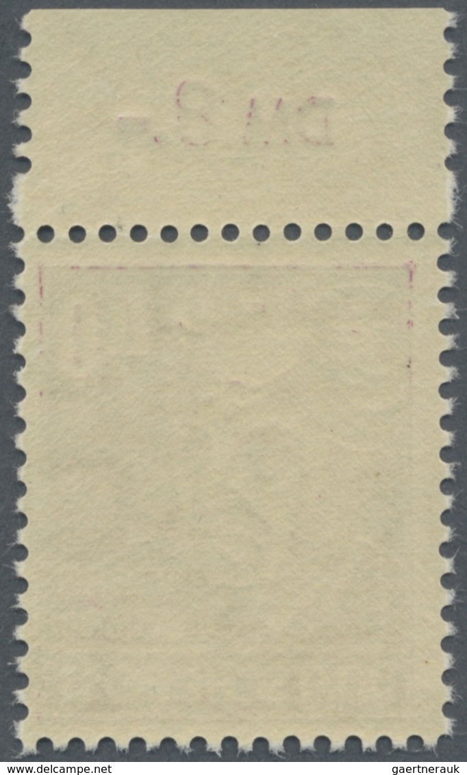 ** DDR: 1953, Persönlichkeiten 40 Pf Hauptmann Auf Gestrichenem Papier Mit Wasserzeichen "DDR Und Posth - Sonstige & Ohne Zuordnung