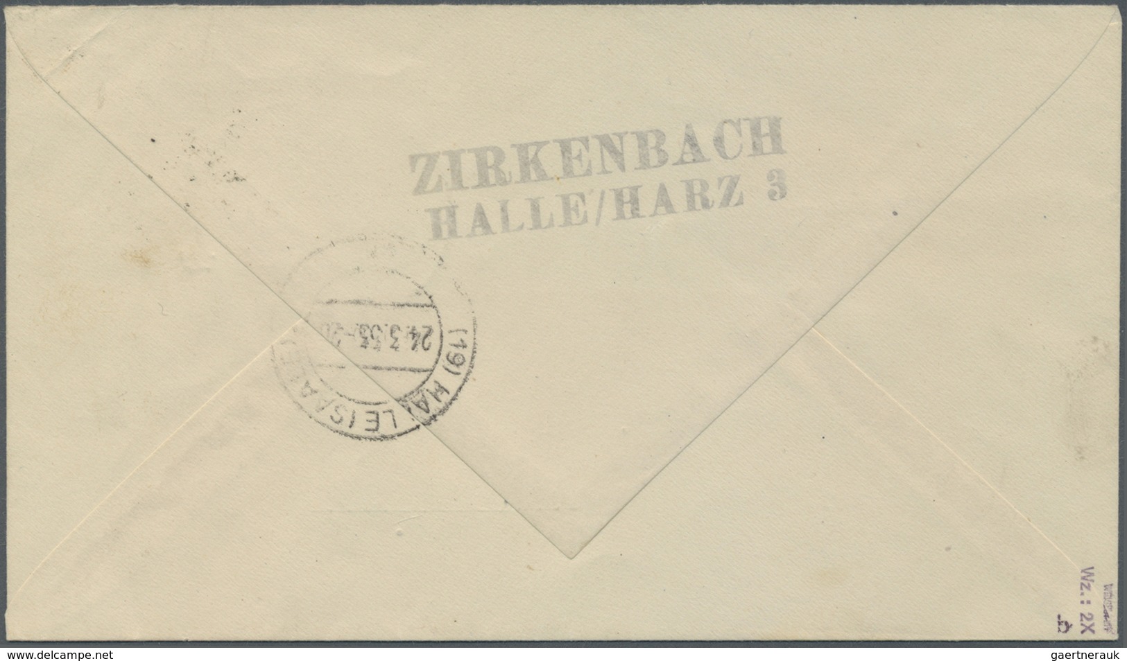 Br DDR: 1954, 80 Pfg. Köpfe II Mit Lacküberzug Auf überfrankiertem Orts-Einschreibebrief  Der 1. Gewich - Altri & Non Classificati