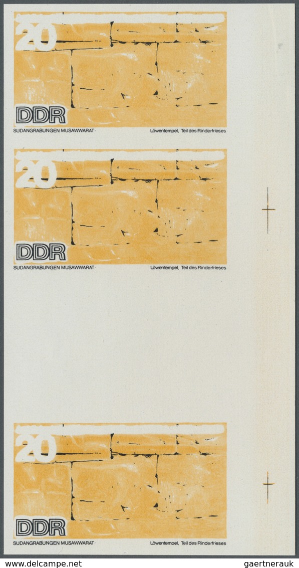 ** DDR: 1970, Archäologische Forschung Der Humboldt-Universität Berlin 20 Pf. 'Rinderfries (Detail Aus - Autres & Non Classés