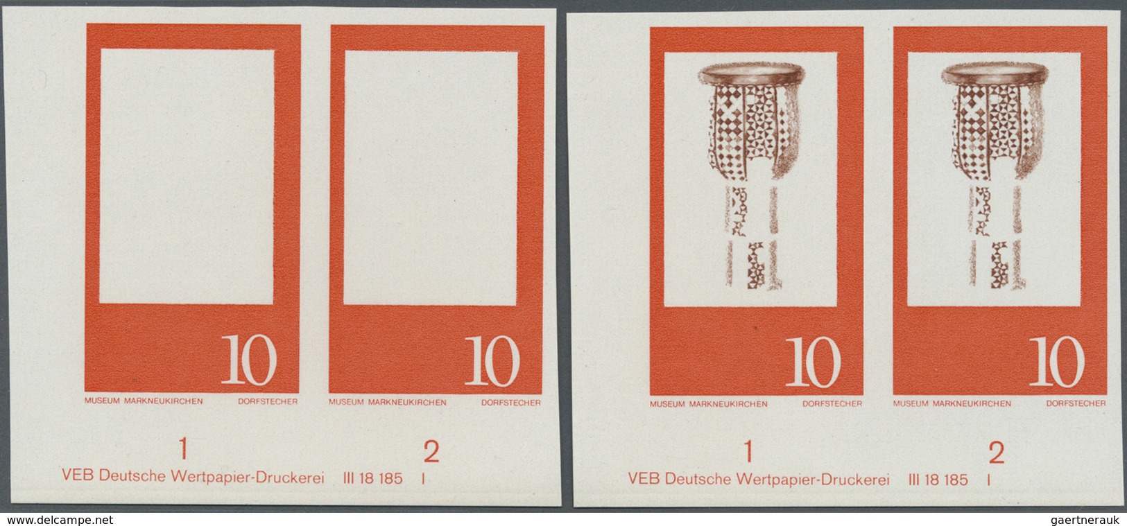 ** DDR: 1971, Musikinstrumente Aus Dem Musikinstrumenten-Museum Markneukirchen 10 Pf. 'Darbuka (Handpau - Autres & Non Classés