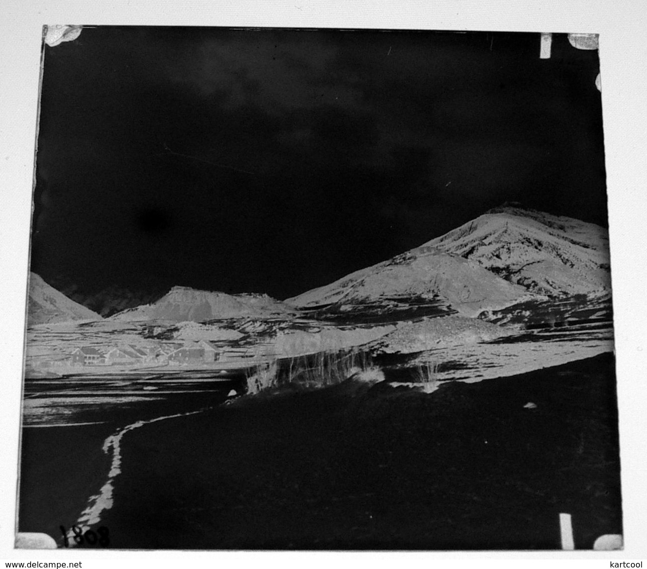 Environs De Briançon ? Lautaret Hautes Alpes - 4 Plaques De Verre Négaifs 6X6cm Bien Lire Descriptif - Plaques De Verre