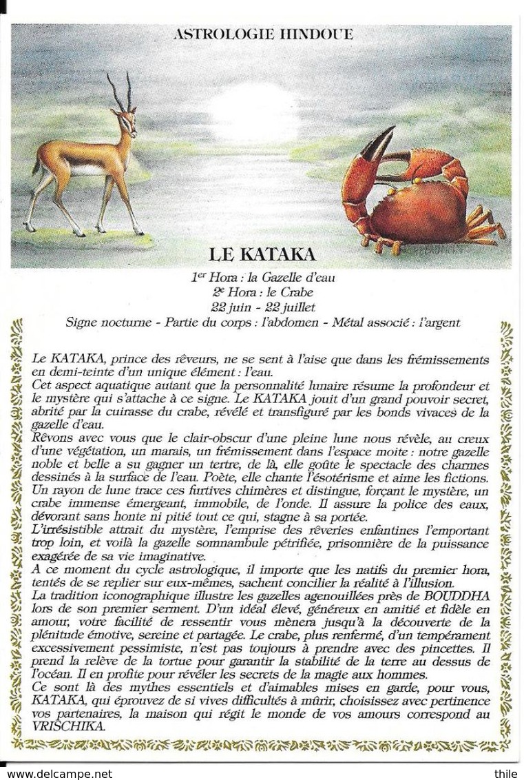 Astrologie Hindoue - Le Kataka - Astrology