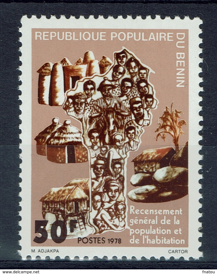 Benin, Census, 1978, MNH VF - Benin - Dahomey (1960-...)