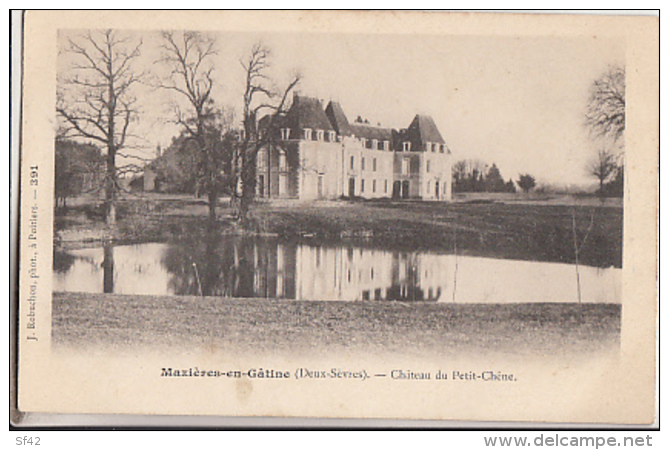 MAZIERES EN GATINE           CHATEAU DU PETIT CHENE         PIONNIER - Mazieres En Gatine