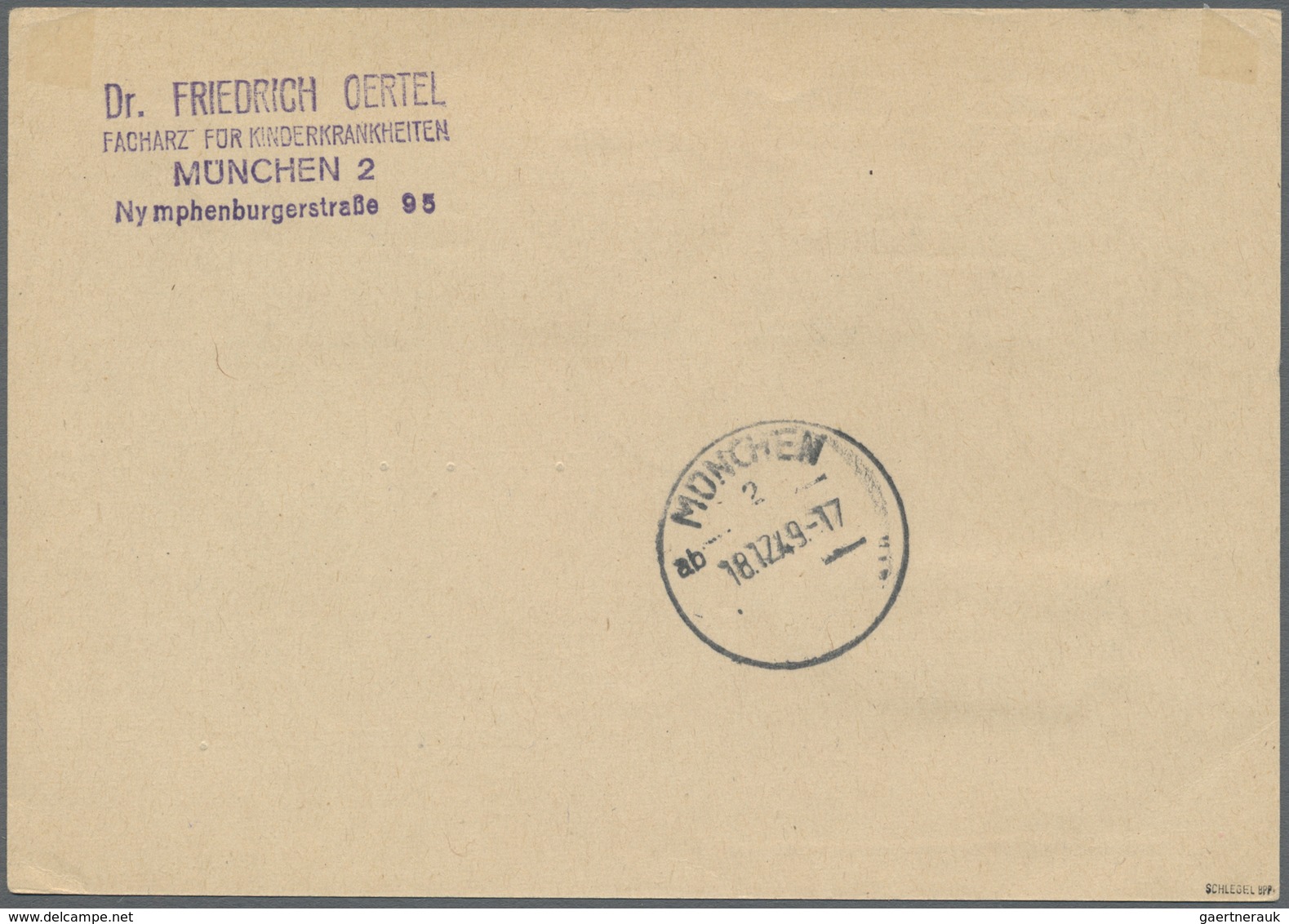 GA Berlin: 1949: GANZSACHE FZ Rh.-Pf.  8 Pf.  Als Teil Einer 5-Länder-Frankatur Fernkarte Einschreiben - Sonstige & Ohne Zuordnung