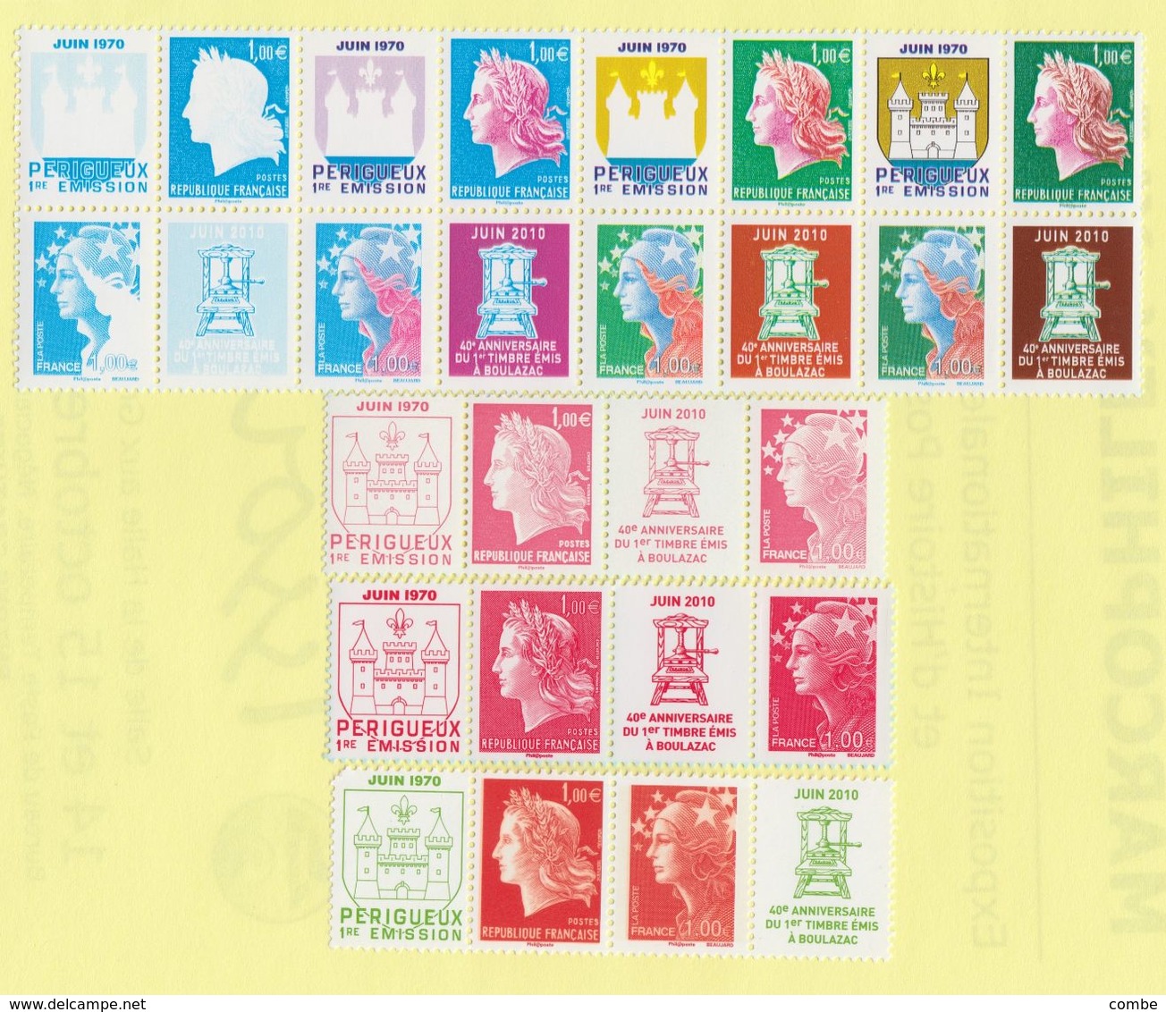 SERIE DE BOULAZAC. MNH. N° 4459/4472  / 4820 - Neufs