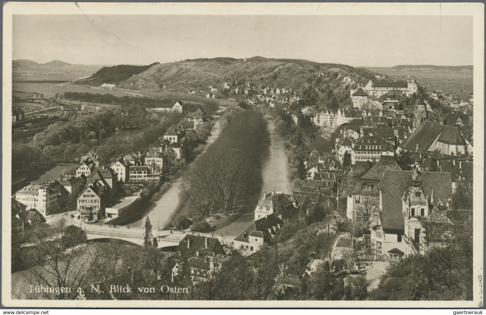 Br Französische Zone - Württemberg: 1948, 15 Pf Dkl'kobaltblau, Portogerechte EF Auf Luftpost-Postkarte - Autres & Non Classés