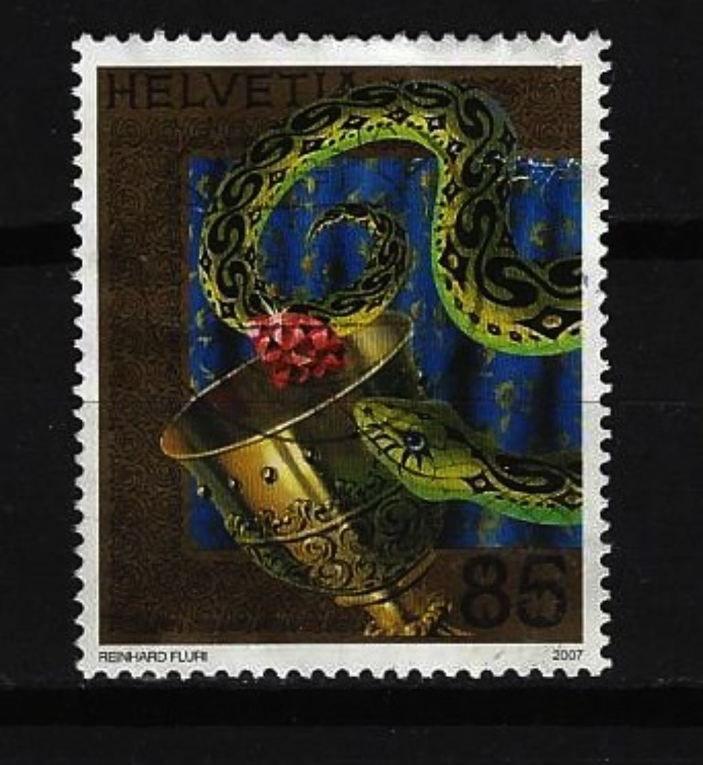 SCHWEIZ - Mi-Nr. 2002 - Sagen Karl Der Große Und Die Schlange Gestempelt - Used Stamps