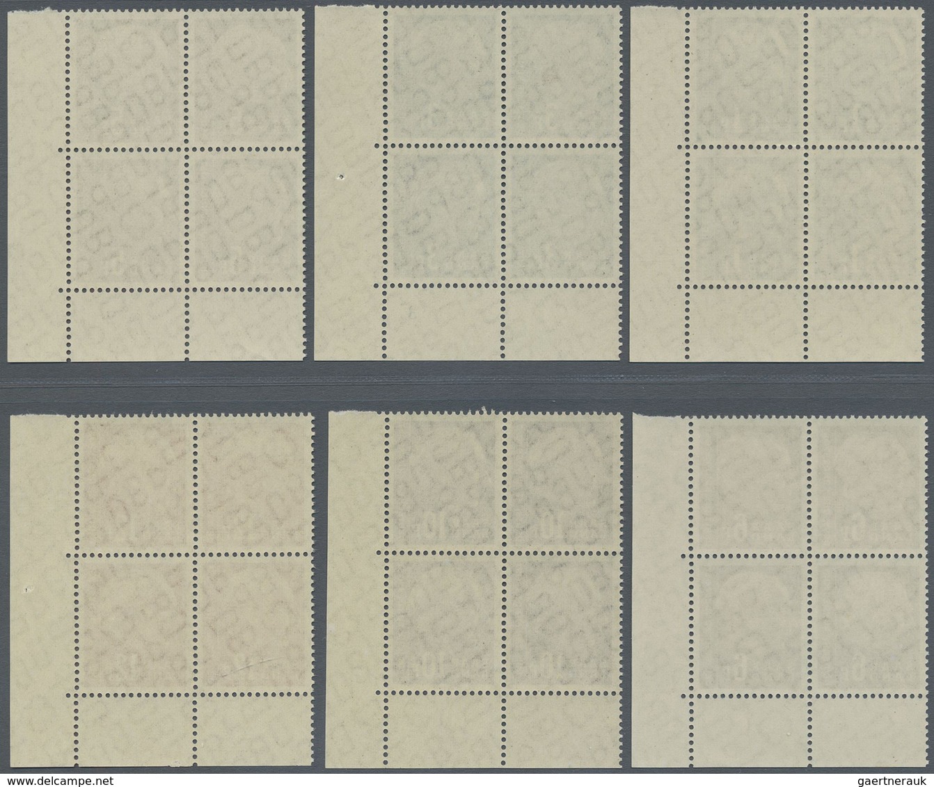 **/ Saarland (1957/59) - OPD Saarbrücken: 1957, "Heuss II" Komplett, 20 Postfrische Viererblocks, Je Aus - Gebraucht