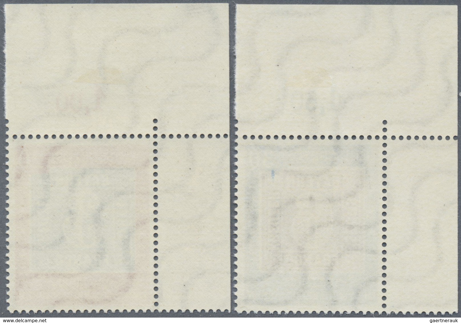 ** Bundesrepublik Deutschland: 1949, 3 Pfg. Und 6 Pfg. Je Linke Obere Bogenecke, Im Außenrand Kleiner F - Autres & Non Classés