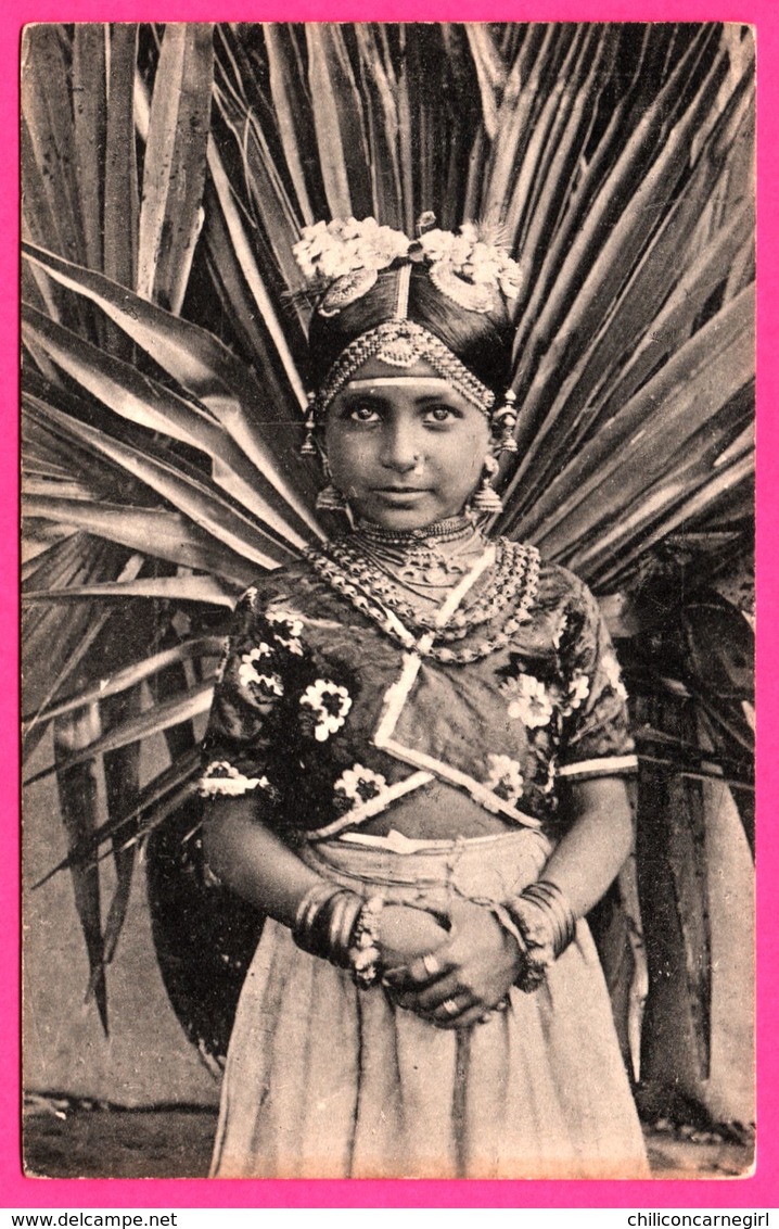 Ceylon - Colombo - Jaffna Tamil Child - Fillette Aux Bijoux - Animée - PLATE Ltd N° 168 - Sri Lanka (Ceylon)
