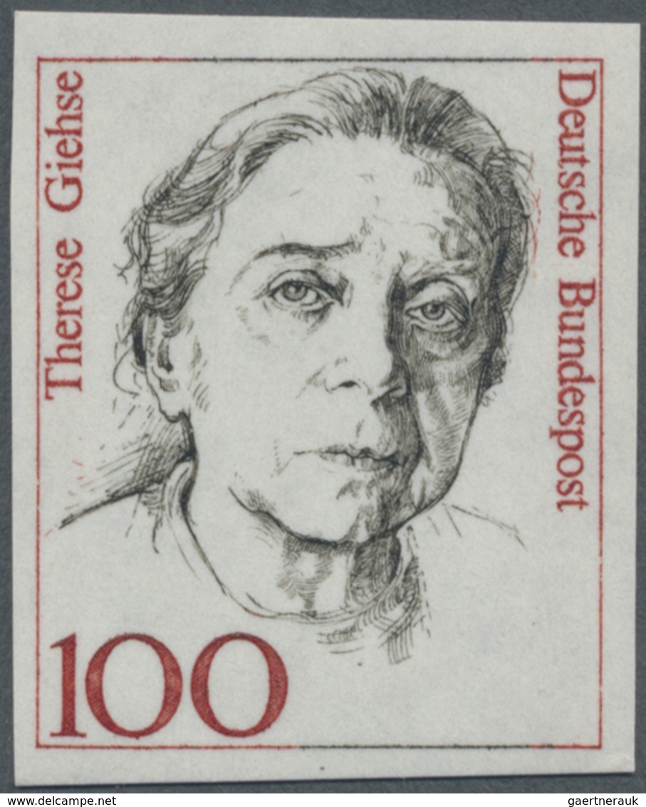 ** Bundesrepublik Deutschland: 1988, 100 Pfg. Therese Giese Ungezähnt, Postfrisch. - Altri & Non Classificati