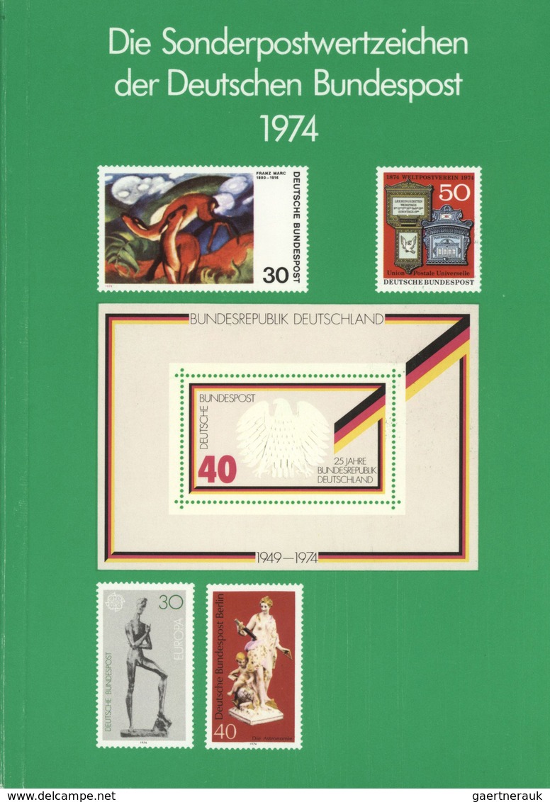 ** Bundesrepublik - Jahrbücher: Jahrbücher 1974 (ohne Schwarzdruck) Und 1975, Mi. 290 € - Sonstige & Ohne Zuordnung