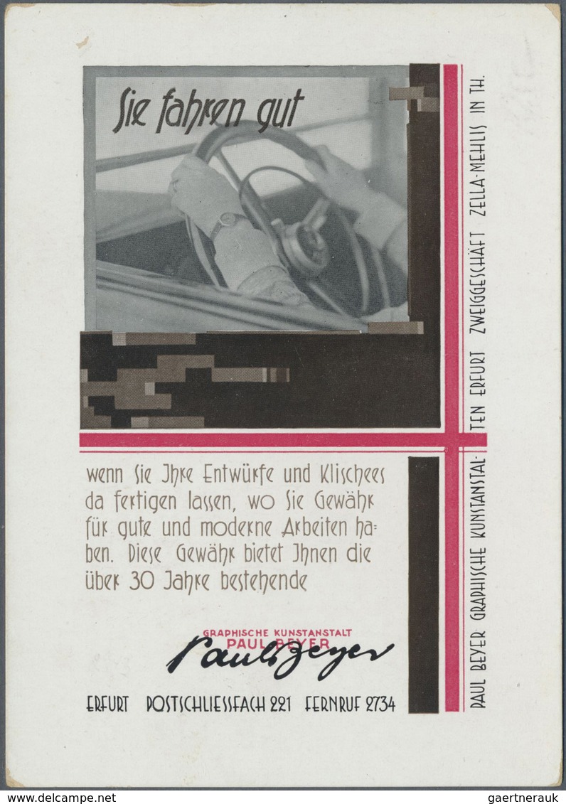 Ansichtskarten: Künstler / Artists: GRAPHIK, Graphische Kunstanstalt Paul Beyer, Erfurt "Sie Fahren - Non Classés