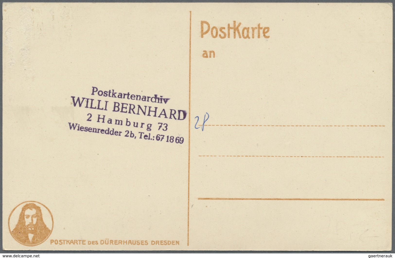 Ansichtskarten: Künstler / Artists: JUGENDSTIL, 4 Künstlerkarten Des Dürerhauses Dresden, Dabei Eine - Non Classés