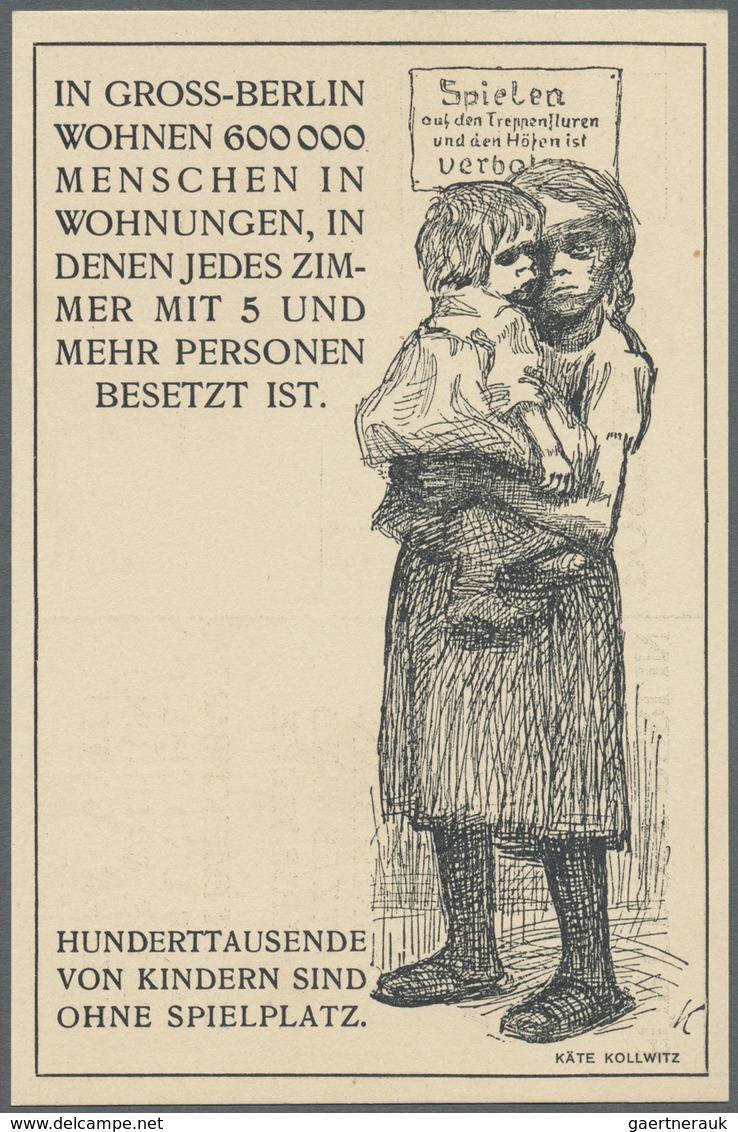 Ansichtskarten: Künstler / Artists: KOLLWITZ, Käthe (1867-1945), Deutsche Grafikerin, Malerin Und Bi - Ohne Zuordnung