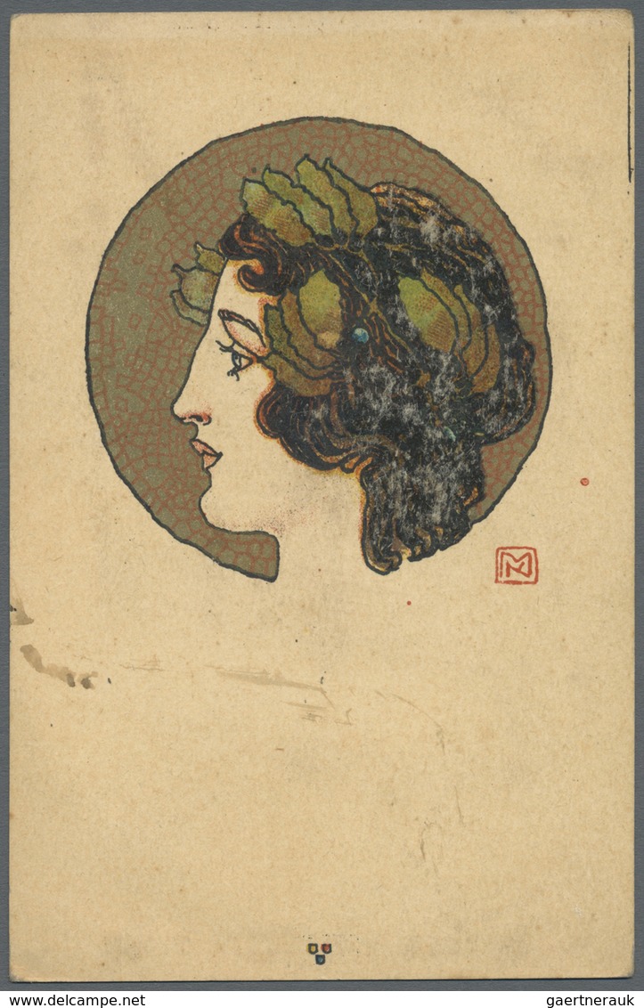 Ansichtskarten: Künstler / Artists: MOSER, Koloman (1868-1918), österreichischer Maler, Grafiker Und - Non Classificati