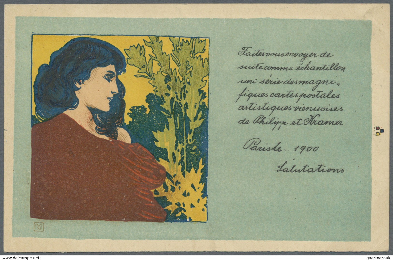 Ansichtskarten: Künstler / Artists: MOSER, Koloman (1868-1918), österreichischer Maler, Grafiker Und - Non Classés