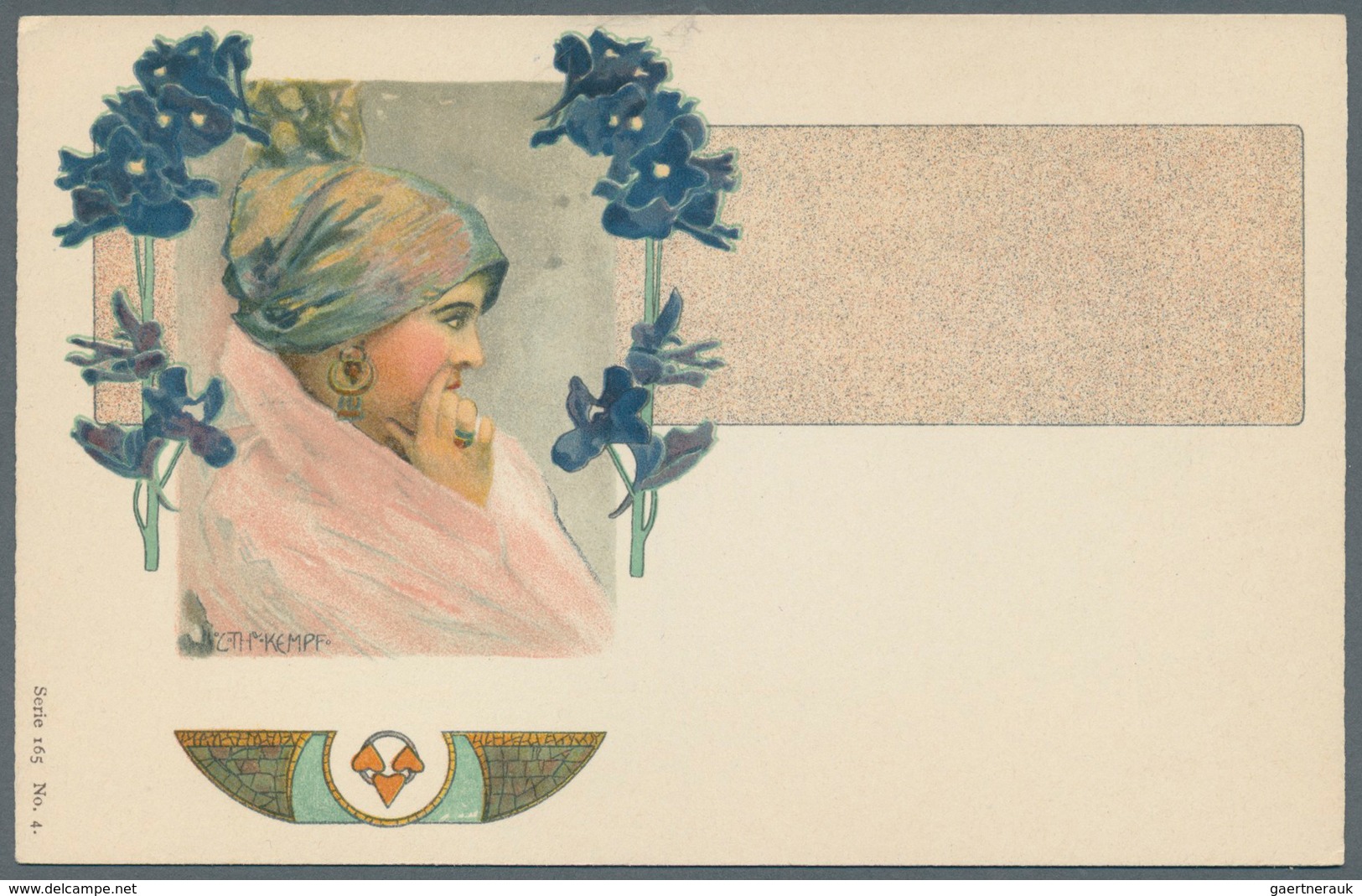 Ansichtskarten: Künstler / Artists: Wiener Werkstätte Und Jugendstil, Eine Raphael Kirchner Karte Is - Non Classés