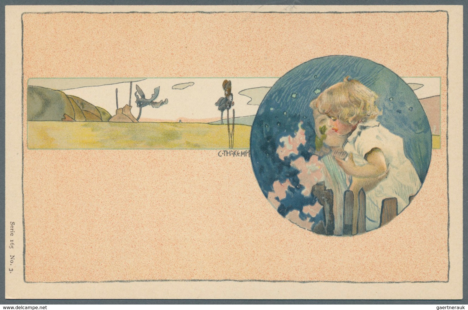 Ansichtskarten: Künstler / Artists: Wiener Werkstätte und Jugendstil, eine Raphael Kirchner Karte is