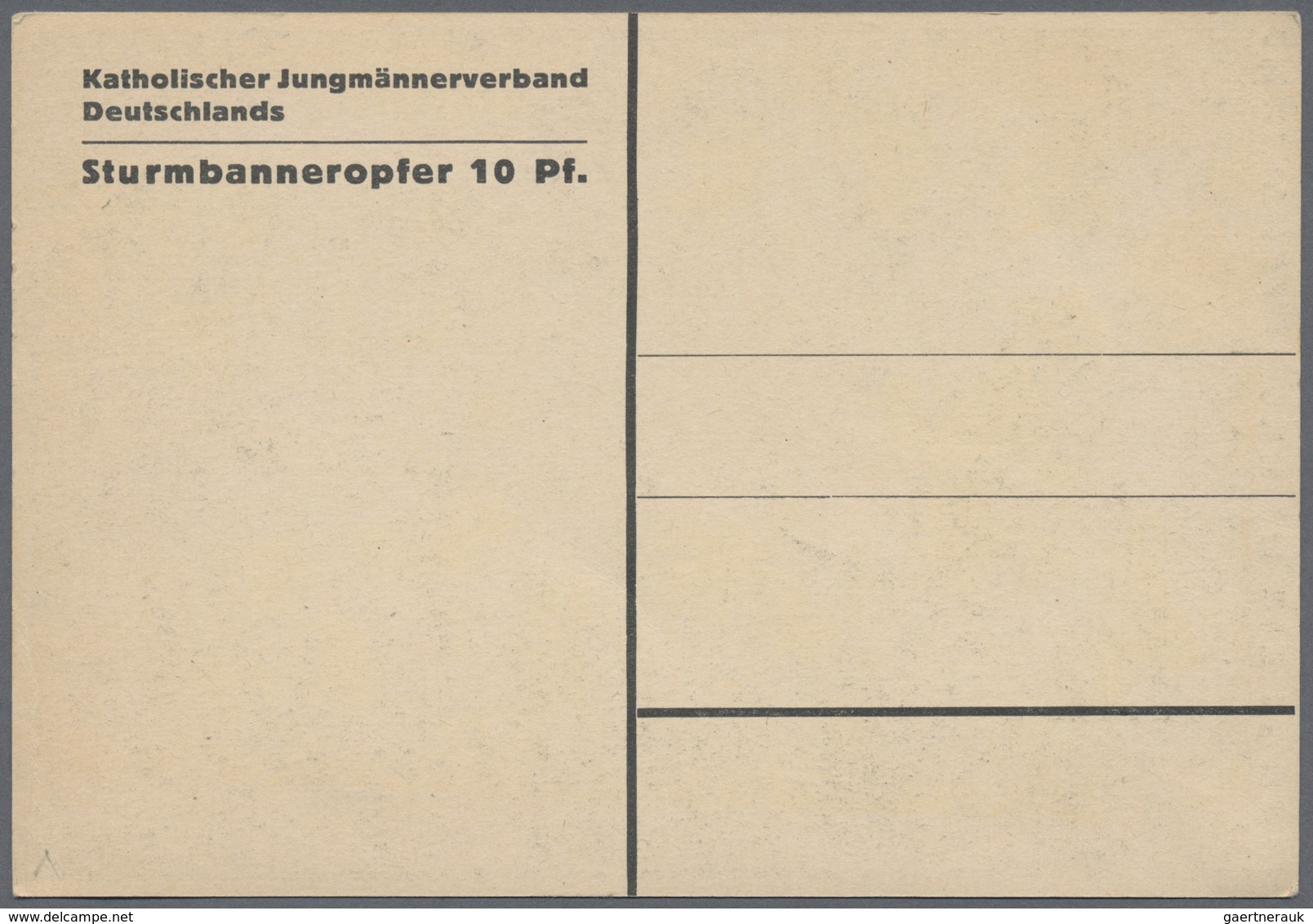 Ansichtskarten: Propaganda: 1932, "Sturm 1932"  Christusjugend In Die Front !  Katholischer Jungmänn - Partis Politiques & élections