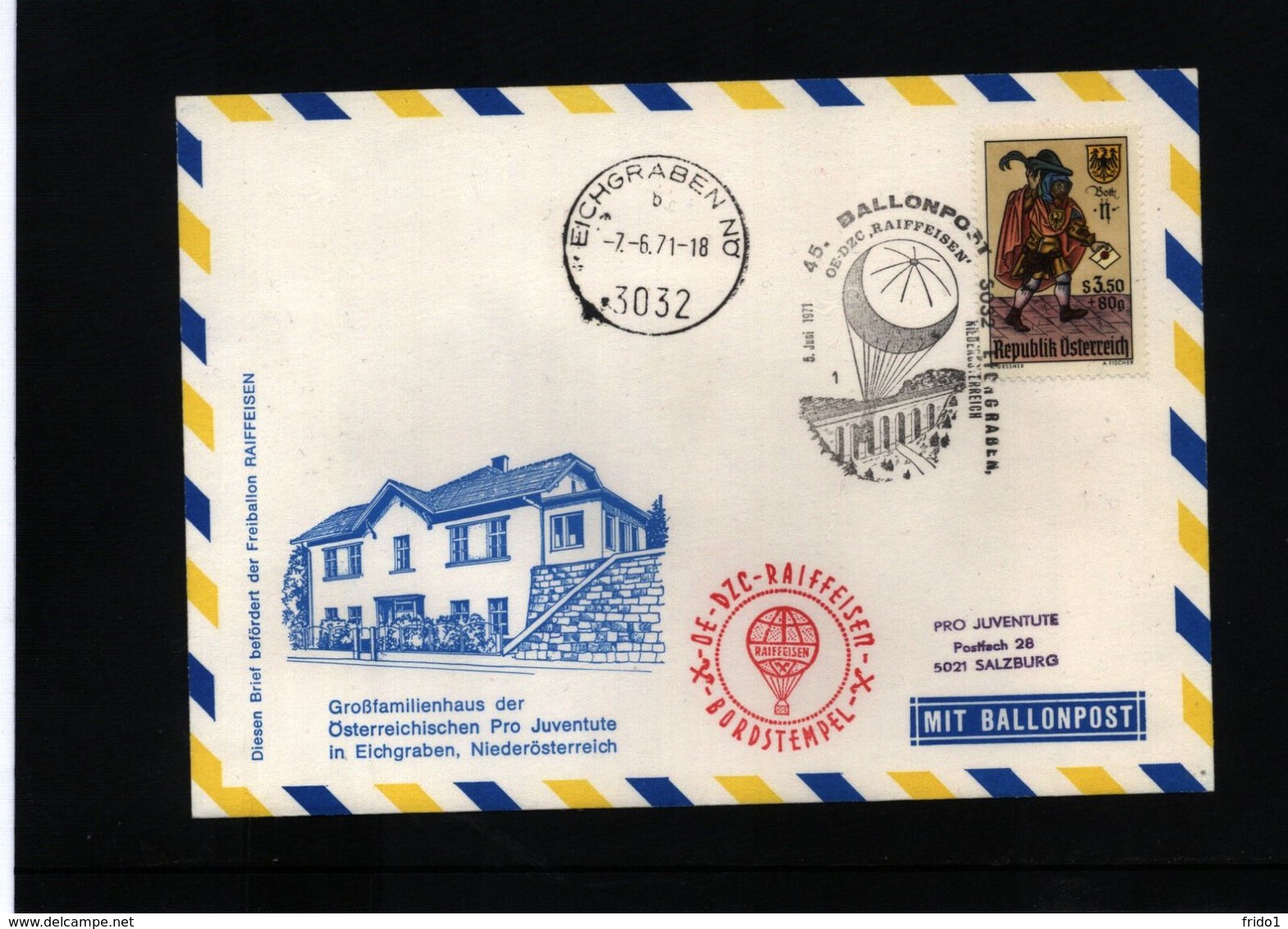 Austria / Oesterreich 1971 Ballonpost Interesting Cover - Balloon Covers