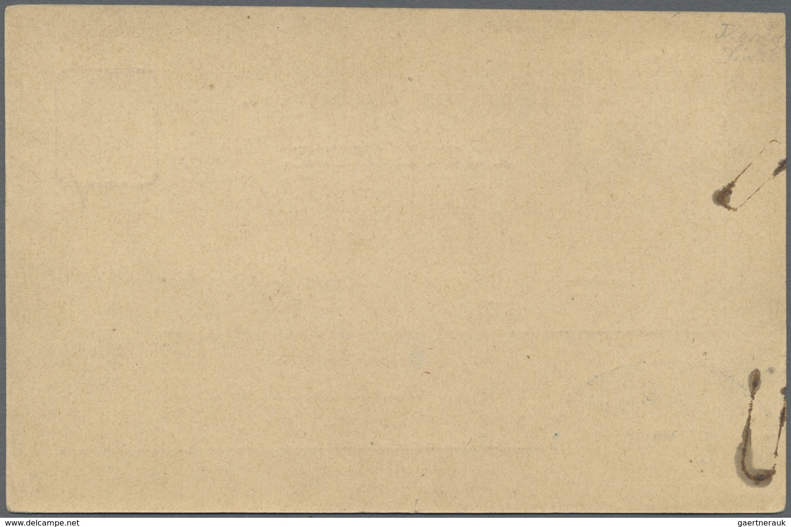 GA Ansichtskarten: Vorläufer: 1875, BASTEI, Vorläuferkarte 5 Pf. Lila Als Privatganzsache, Ungebraucht - Ohne Zuordnung