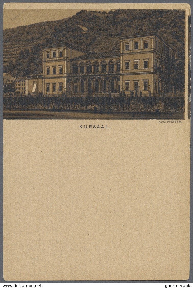 Ansichtskarten: Vorläufer: 1882 Ca., Bad Ems "KURSAAL", Ungebraucht Und In Sehr Guter Erhaltung. - Ohne Zuordnung