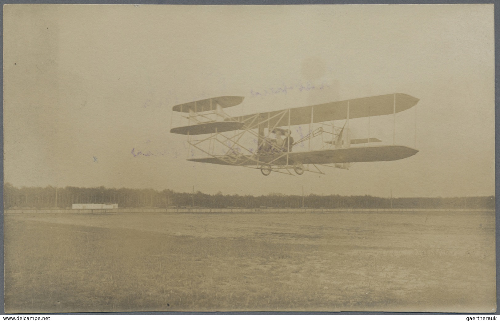 Ansichtskarten: Motive / Thematics: Flugzeuge, 1900 (ca.), "Kätchen Paulus" Ansichtskarte, Die Frank - Sonstige & Ohne Zuordnung