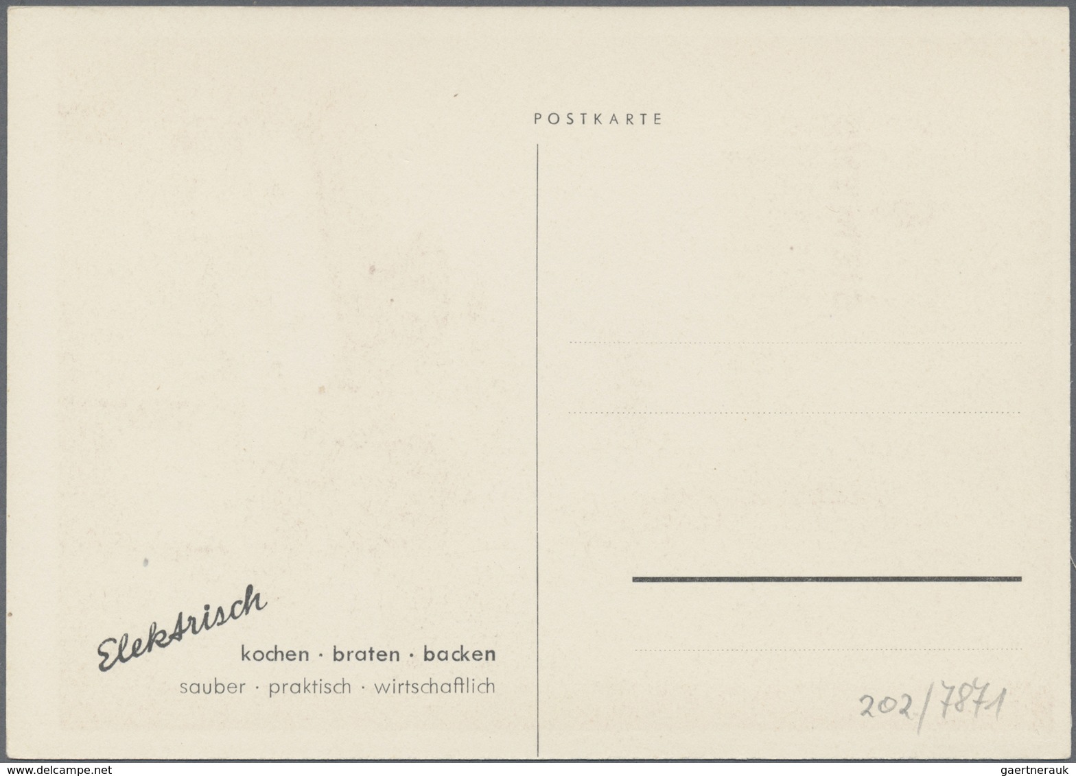 Ansichtskarten: Motive / Thematics: HAUSHALT: Ca. 1930/1950, "SIEMENS Haushaltsgeräte", 6 Karten, Da - Autres & Non Classés