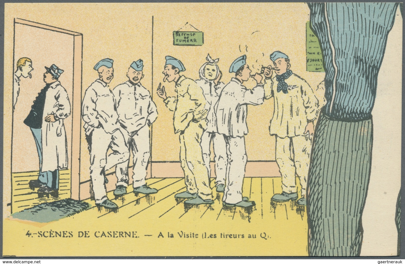 Ansichtskarten: Motive / Thematics: MILITÄR / 1. WELTKRIEG, Frankreich Soldat 10-teiliges Puzzle, Al - Sonstige & Ohne Zuordnung