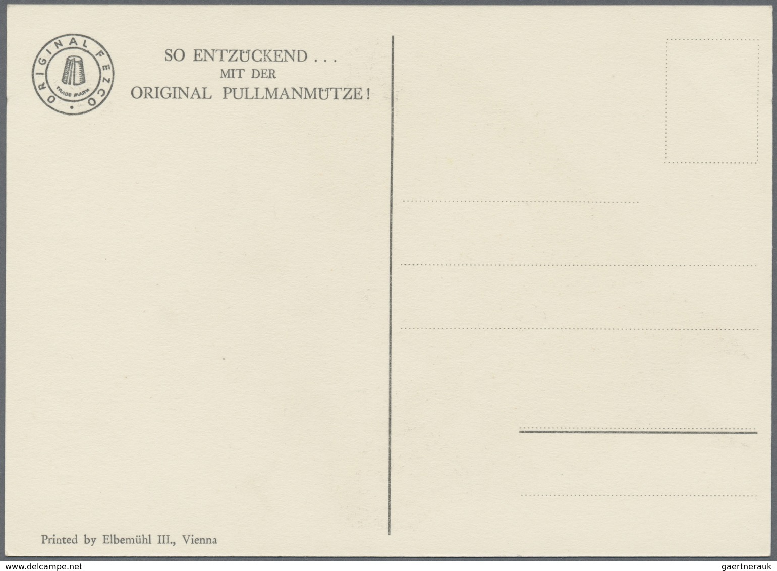 Ansichtskarten: Motive / Thematics: MODE/HÜTE: 7 Verschiedene Karten - "PULLMANKAPPE" Jeweils Mit Hu - Autres & Non Classés