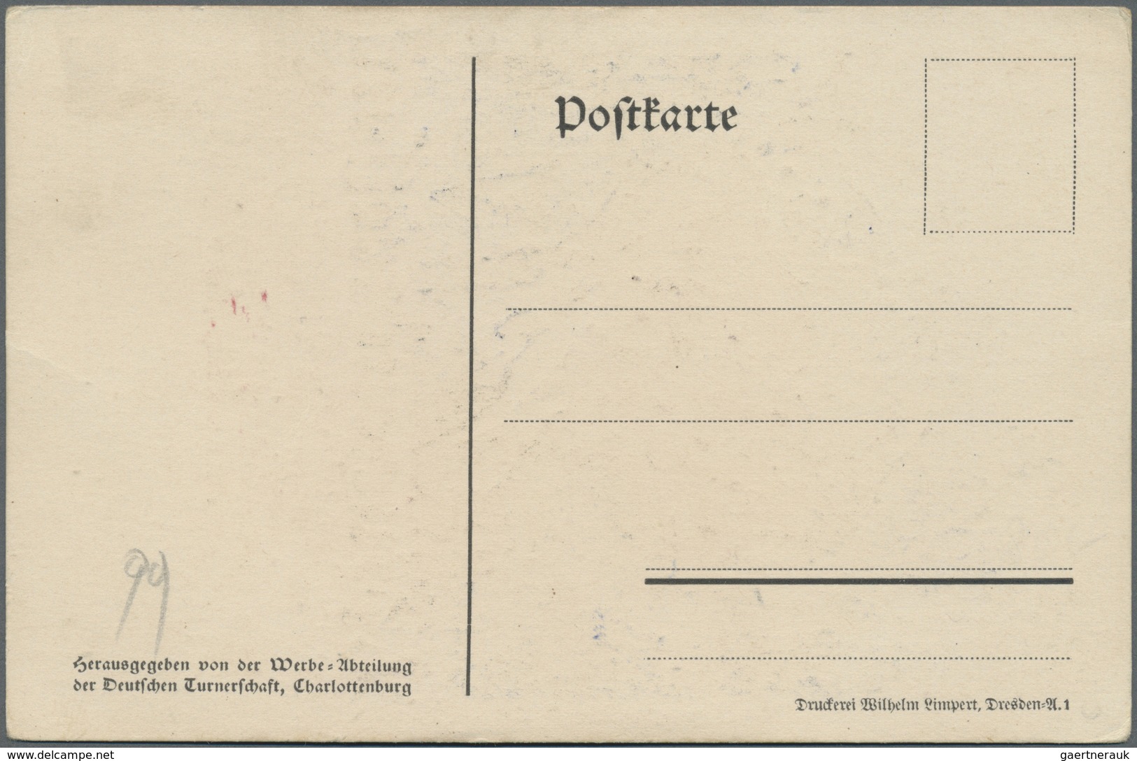 Ansichtskarten: Motive / Thematics: SPORT/TURNEN: 3 Karten - "Gauturnfest In HERFORD 1905", "TURNERB - Sonstige & Ohne Zuordnung