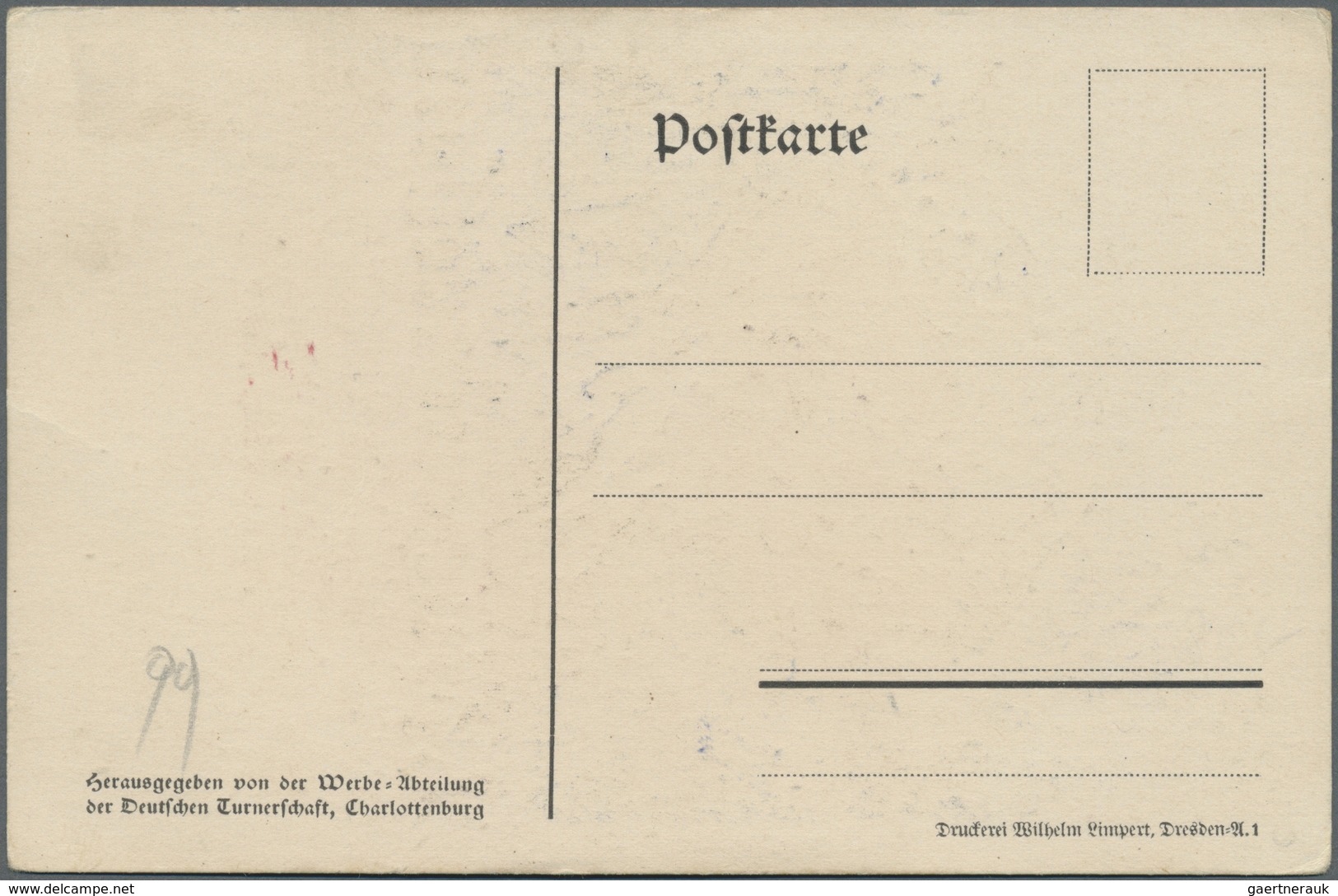 Ansichtskarten: Motive / Thematics: SPORT/TURNEN: 3 Karten - "Gauturnfest In HERFORD 1905", "TURNERB - Altri & Non Classificati