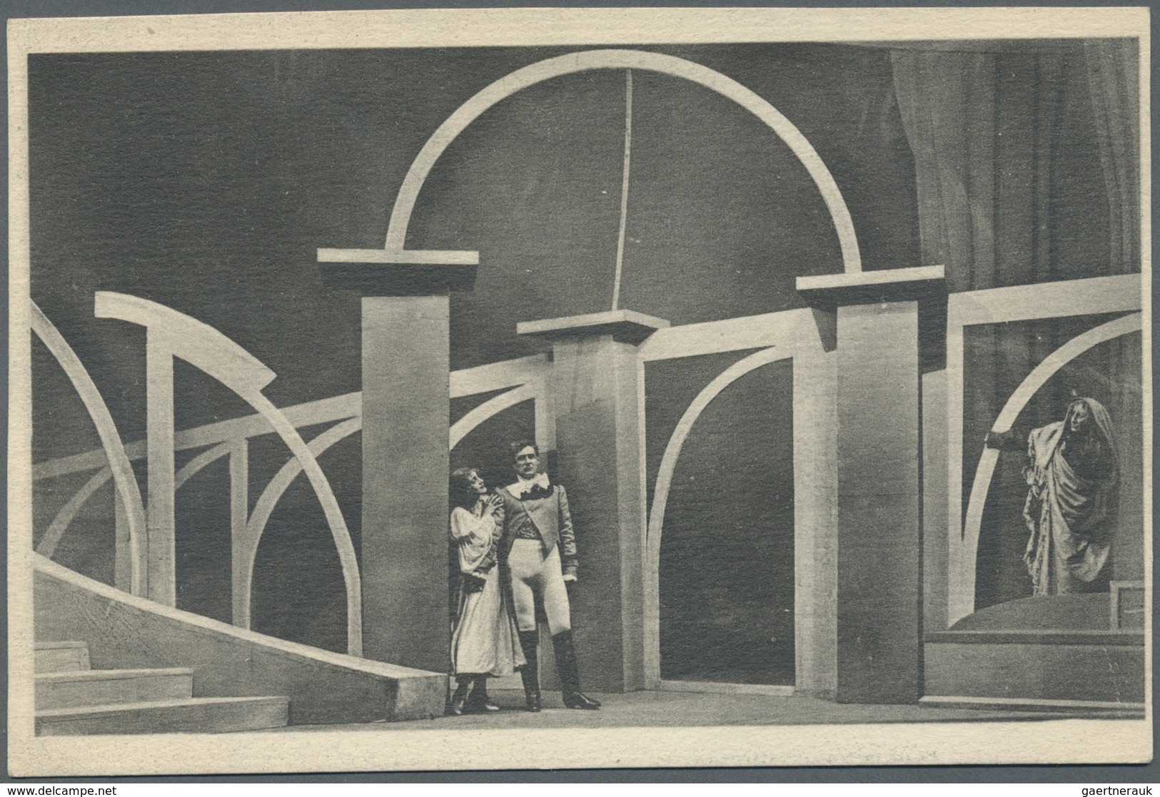 Ansichtskarten: Motive / Thematics: THEATER, 3 Karten Moskauer Theater 30er Jahre, Kleine Auflagen, - Sonstige & Ohne Zuordnung