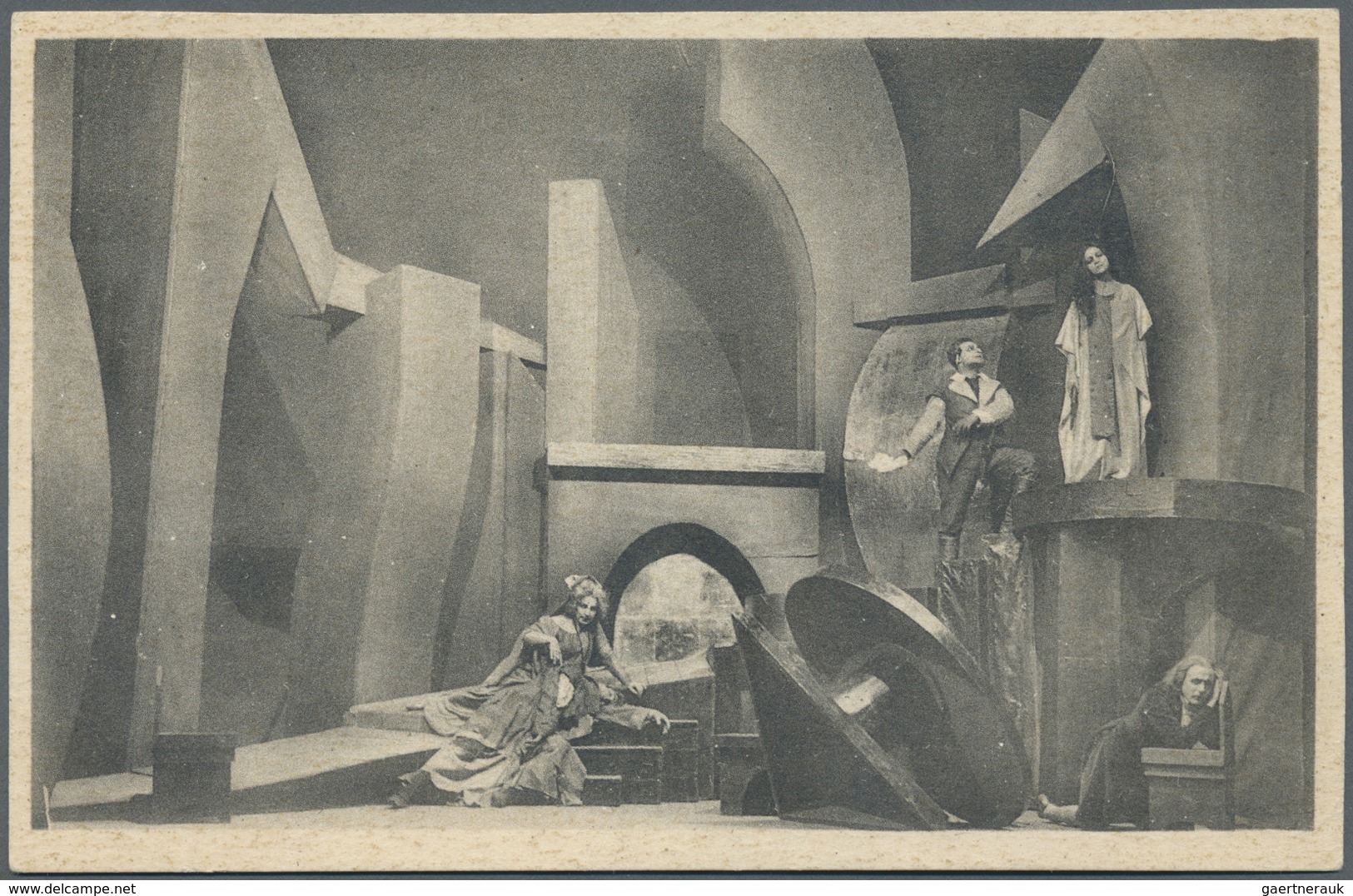 Ansichtskarten: Motive / Thematics: THEATER, 3 Karten Moskauer Theater 30er Jahre, Kleine Auflagen, - Autres & Non Classés