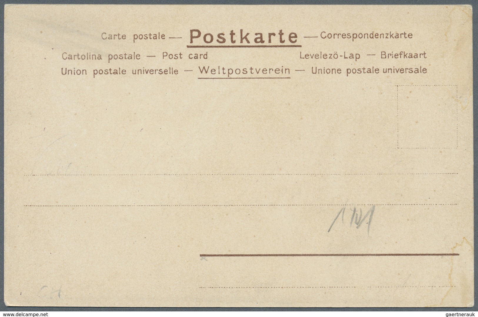 Ansichtskarten: Bayern: MÜNCHEN, Bauernkirta 1901, Lithographie, Sign. P. Ehrenberg, Ungebraucht Mit - Autres & Non Classés