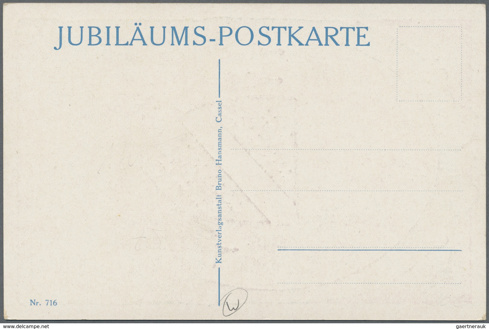 Ansichtskarten: Hessen: CASSEL, Tausendjahrfeier Der Residenzstadt Kassel 1913, Zwei Jubiläums-Postk - Altri & Non Classificati