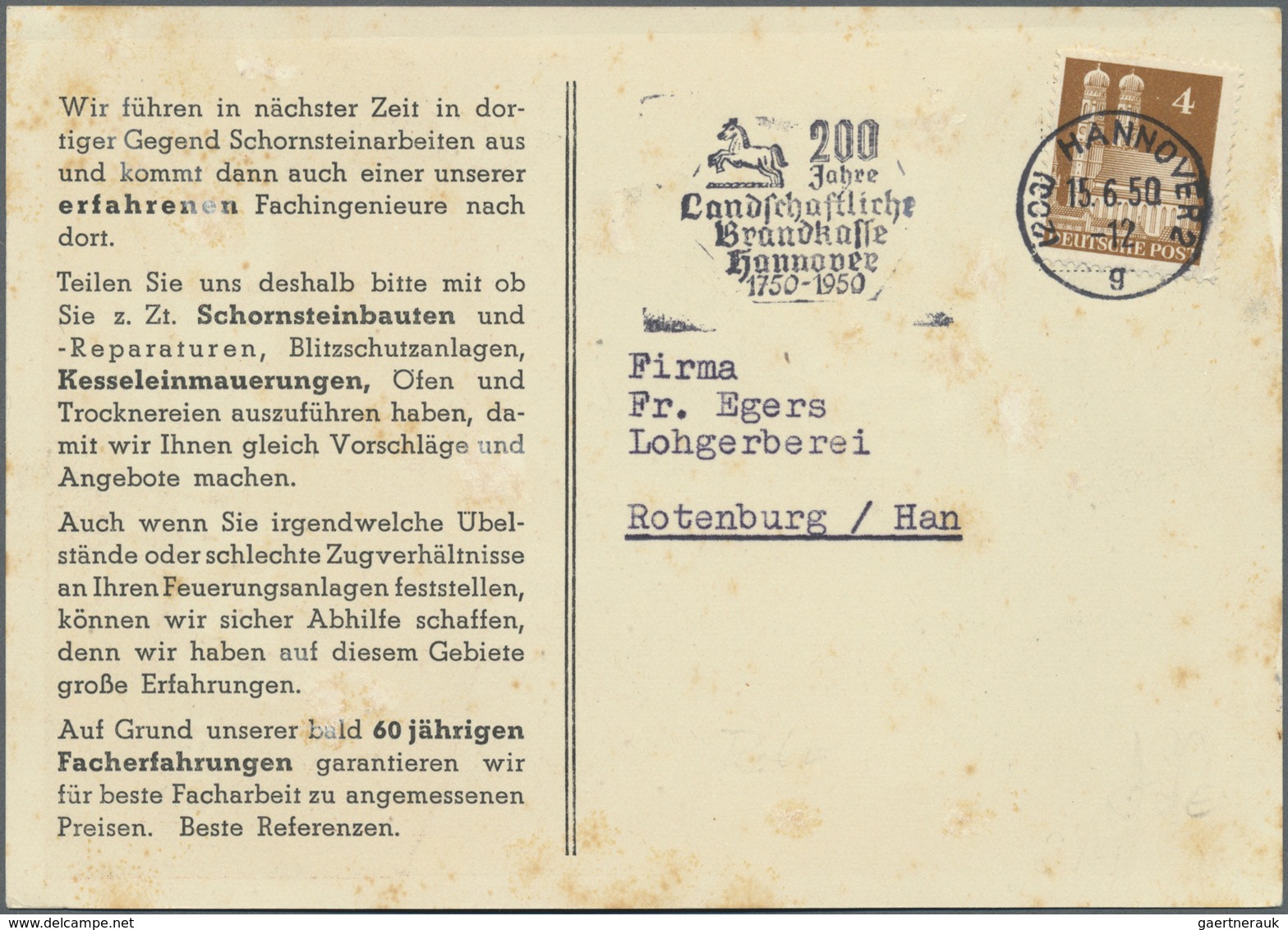 Ansichtskarten: Niedersachsen: REKLAME/VORLÄUFER: 4 Karten - "Nörten-Hardenberg" 1886 bildseitig bes