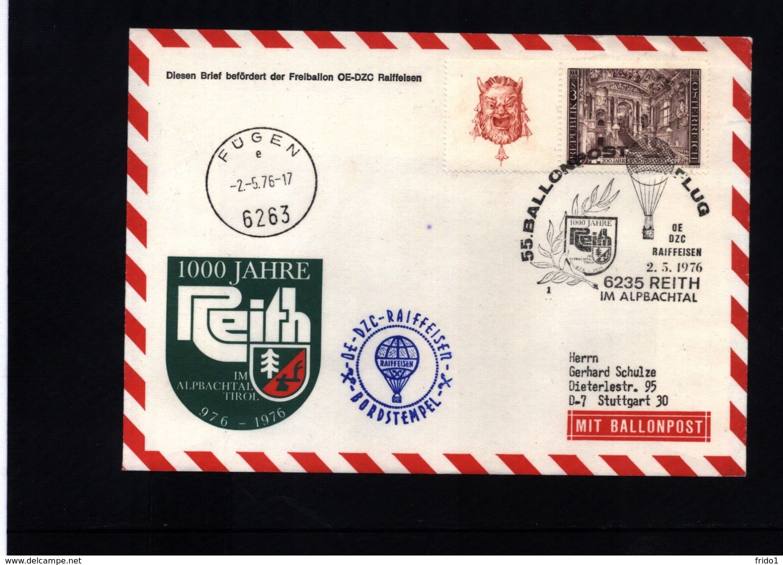 Austria / Oesterreich 1976 Ballonpost Interesting Cover - Ballons