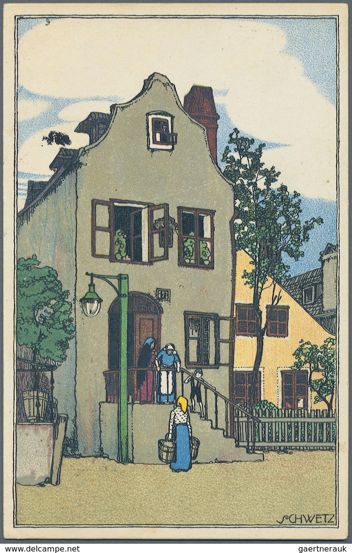 Ansichtskarten: Künstler / Artists: SCHWETZ, Karl (1888-1956), österreichischer Maler, Grafiker Und - Non Classificati